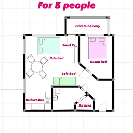 Cozy Downtown With Private Finnish Sauna Apartamento Rovaniemi