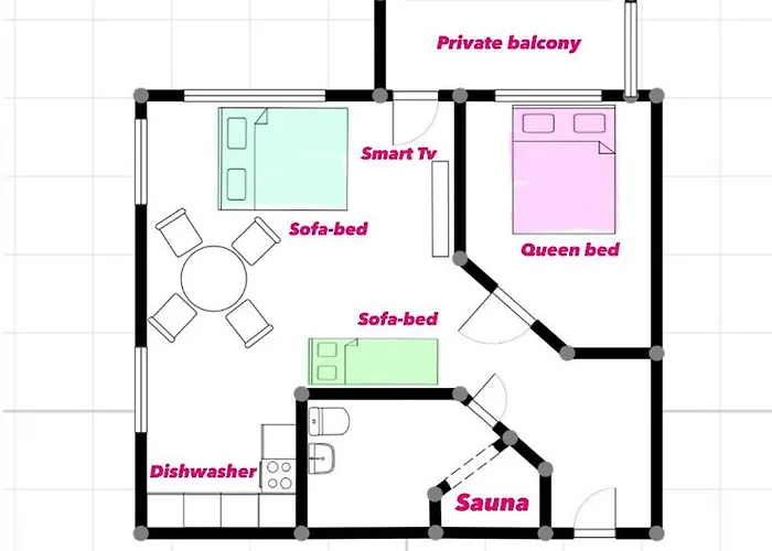 Cozy Downtown With Private Finnish Sauna דירה רובניימי