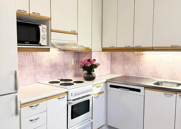 דירה Cozy Downtown With Private Finnish Sauna